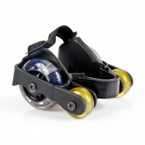 Cosfer 4 Tekerlekli Siyah Işıklı Paten