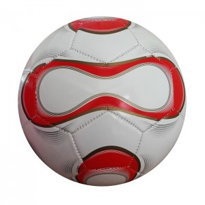 Cosfer Beyaz Kırmızı Futbol Topu Dikişli Model No:5