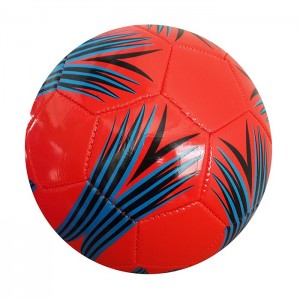 Cosfer Kırmızı Futbol Topu Dikişli Model No:5