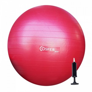 Cosfer 65 cm Pilates Topu Şişirme Pompası Hediyeli