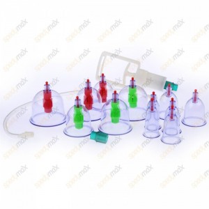 Spedymax Deluxe Hortumlu, 12.li Kupa Çekme ve Hacamat Seti