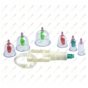 Spedymax Deluxe Hortumlu, 6.lı Kupa Çekme ve Hacamat Seti