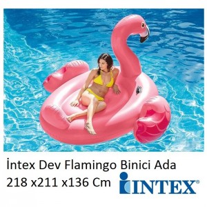 INTEX FLAMINGO BİNİCİ - TUTMAÇLI ADA (218x211x136CM)