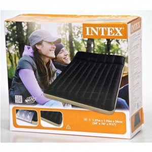 INTEX BÜYÜK KAMP YATAK AIR LOCK (193x127x24CM)