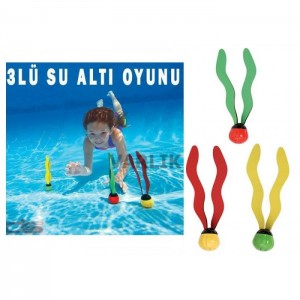 INTEX RENKLİ 3LU SU ALTI OYUNU