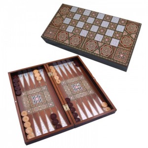 Masif Sedef Tavla Büyük