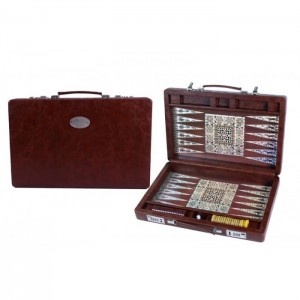 Star Elit Lüks Deri Tavla Takımı