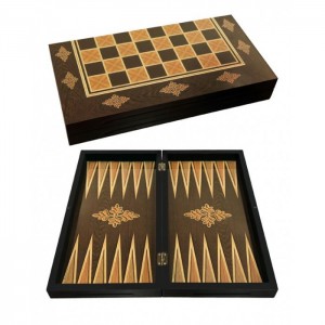 Antik Ceviz Tavla Takımı