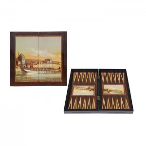 Nostalji Tavla Dolmabahçe´de Saltanat Kayığı