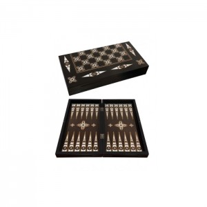 Antik Sedef İnci Tavla Takımı