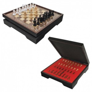 Star VIP Satranç Seti Ceviz Büyük Boy