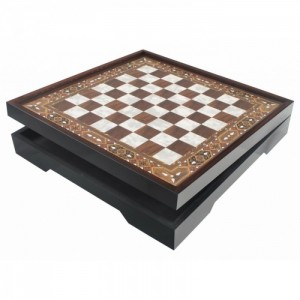 Star VIP Satranç Seti Sedef Küçük Boy