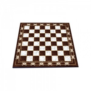 Polyester Siyah Satranç Sehpası 54x54 cm