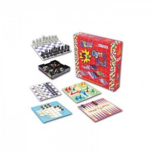 Star 5´li Oyun Seti Tavla & Satranç & Kızma birader & Dama & Solotest