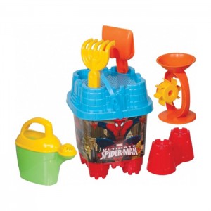 SPIDERMAN BÜYÜK KALE KOVA SET
