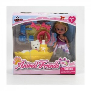 87013 KUTULU 3.5INCH AKSESUARLI BEBEK