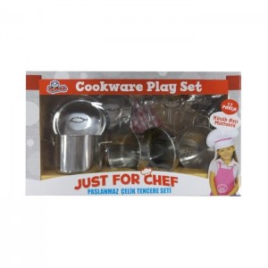 20584/96434 KUTULU PASLANMAZ ÇELİK TENCERE 11PCS