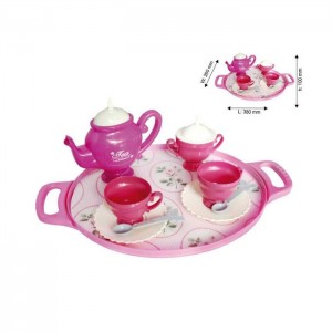 4040 TEPSİLİ ÇAY SET