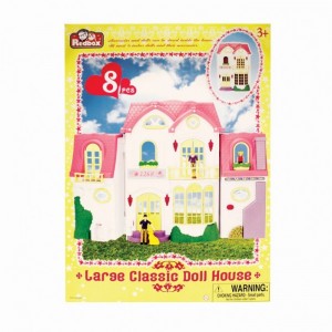 22946 KUTULU AKSESUARLI 8 PCS İKİ KATLI EV