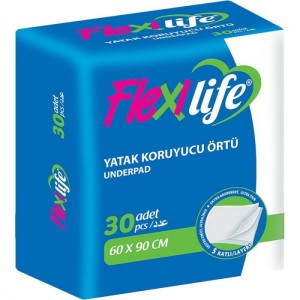 FlexiLife Yatak Koruyucu Örtü 60x90 cm 30'lu