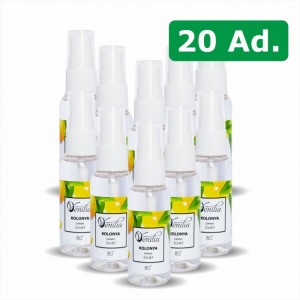 20 Adet Cep ve Çanta Boy 80 Derece Limon Kolonyası
